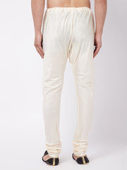 Men's Cream Viscose Blend Pyjama