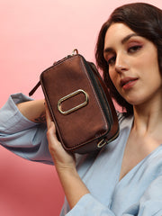 Women's The Block Box Sling Bag - Chocolate Brown