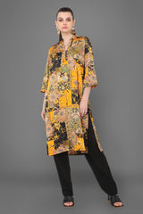 Myra Abstract Floral Printed Kurta