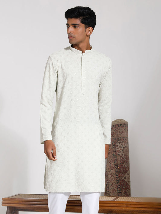 Men's Pista Rayon Kurta