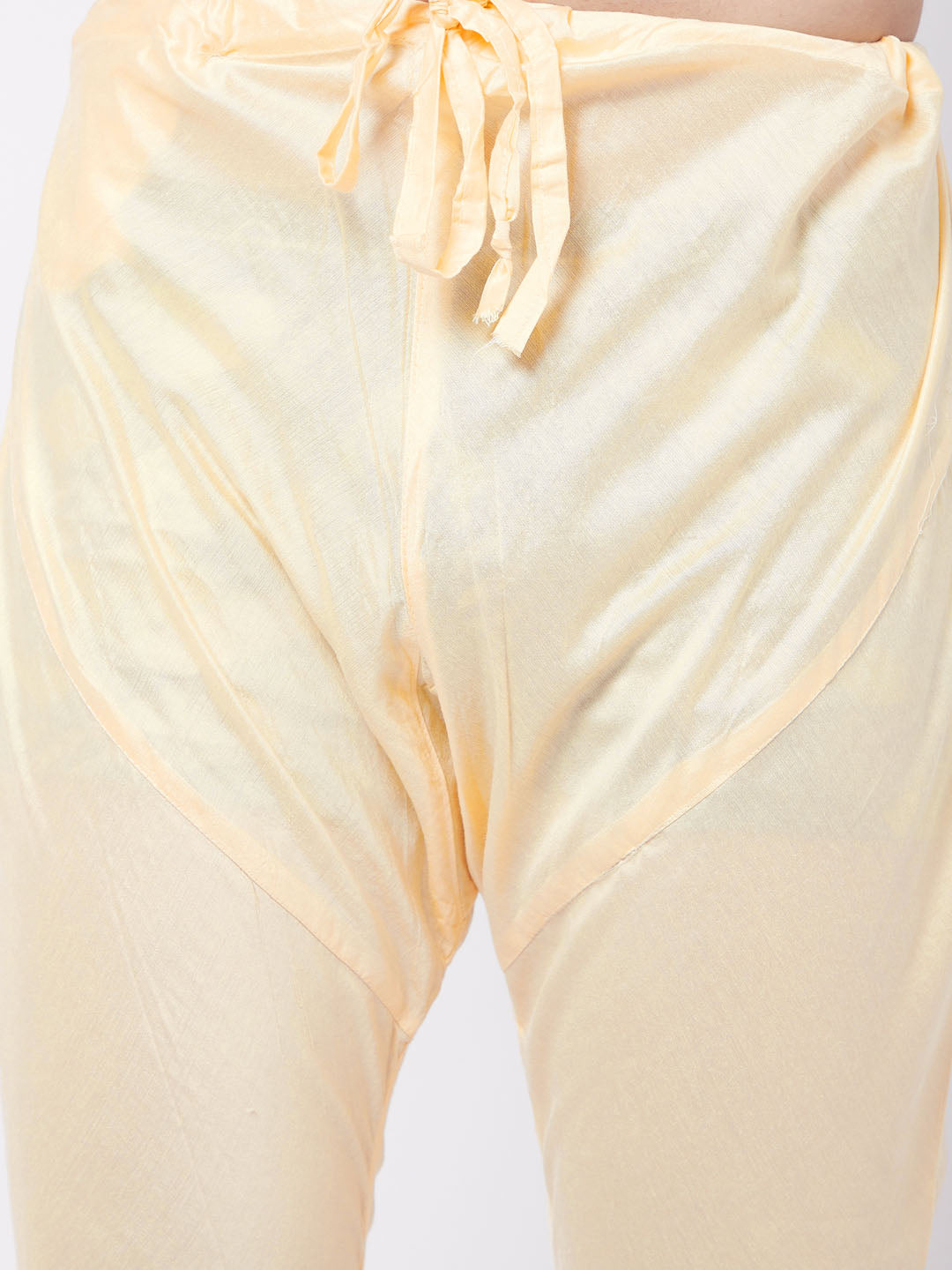 Men's Gold Viscose Blend Pyjama