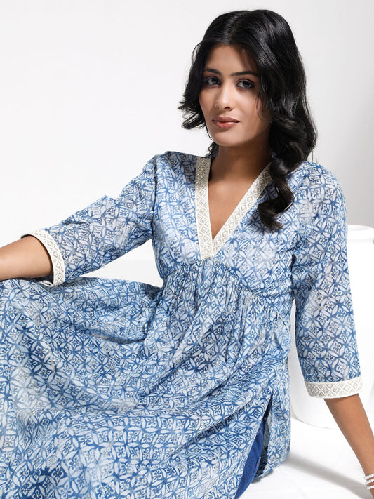 Women's Blue Kurta