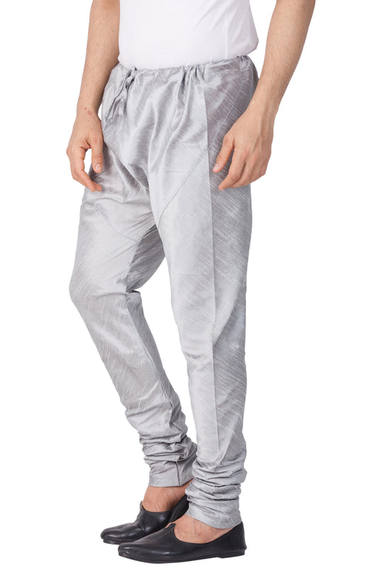 Men's Grey Silk Blend Pyjama