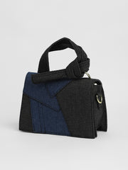 Women's The Denim Sash Hand Bag - Navy Blue