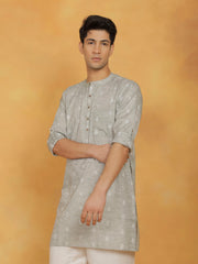 Men's Green Cotton Kurta