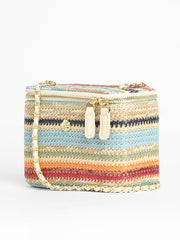 Women's The Straw Box Bucket Bag - Multicolour