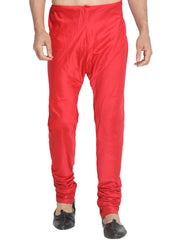 Men's Red Cotton Blend Pyjama