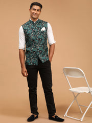 Men's Green - Nehru Jacket