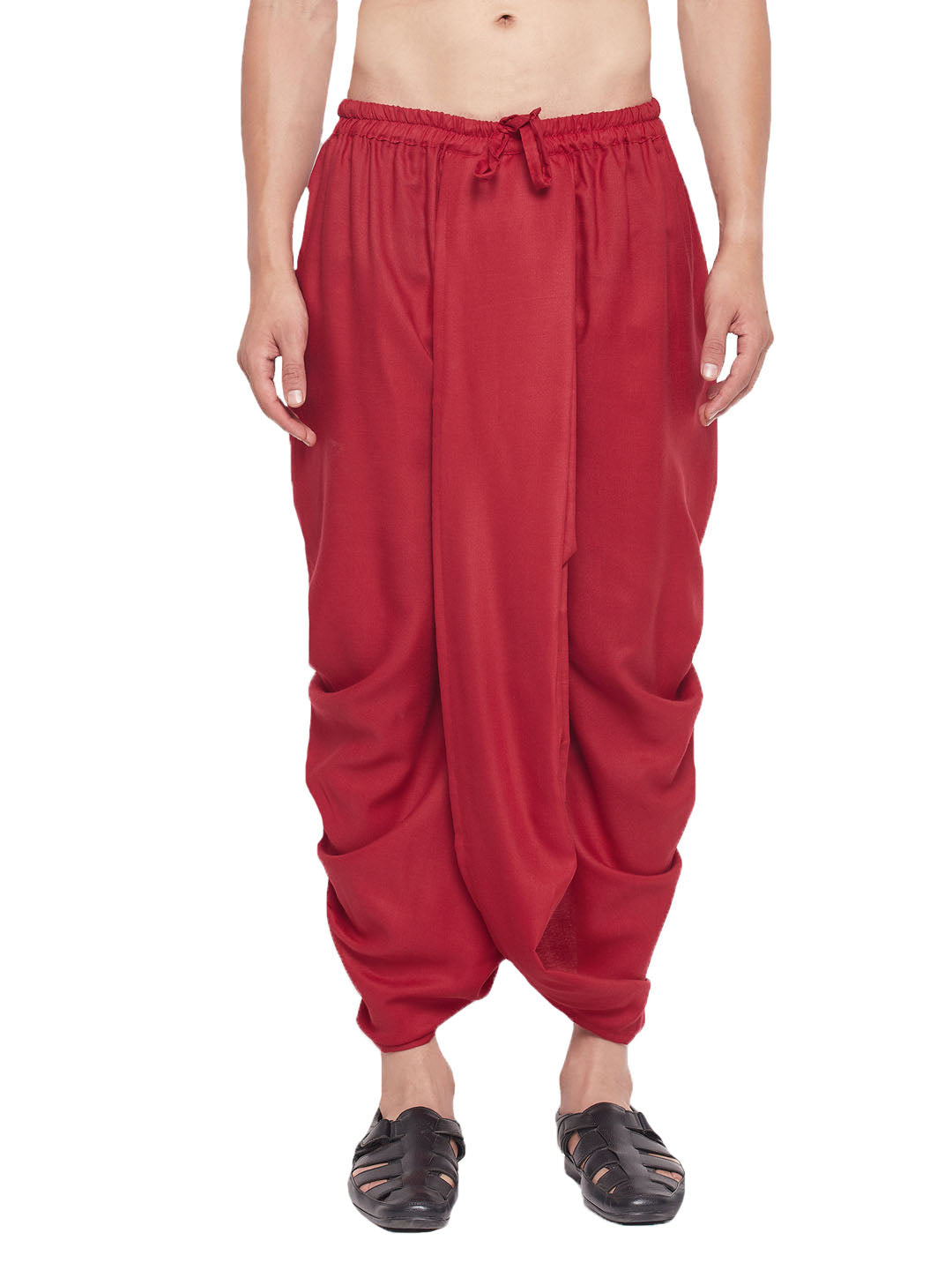 Men's Maroon Dhoti