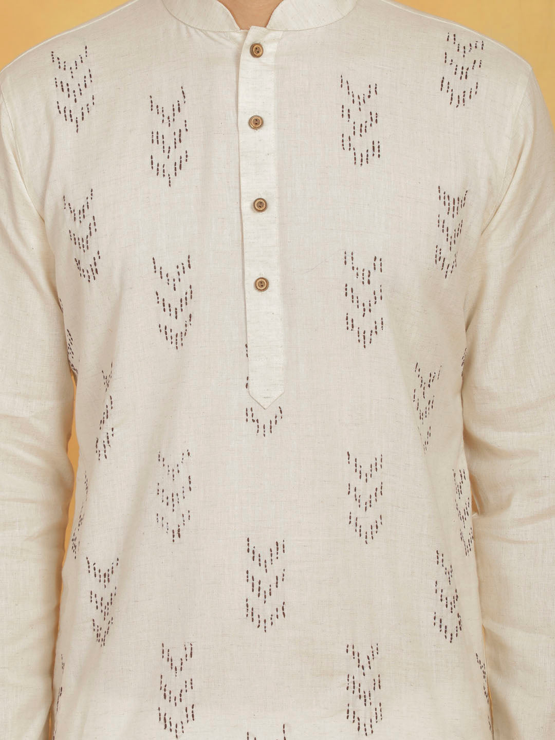 Men's Cream  Kora Kurta