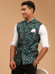 Men's Green - Nehru Jacket