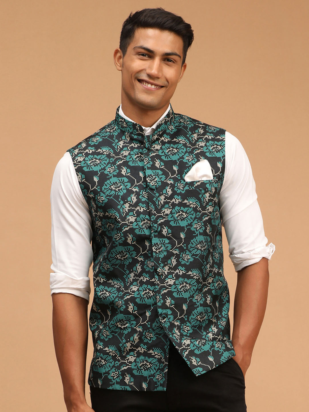 Men's Green - Nehru Jacket