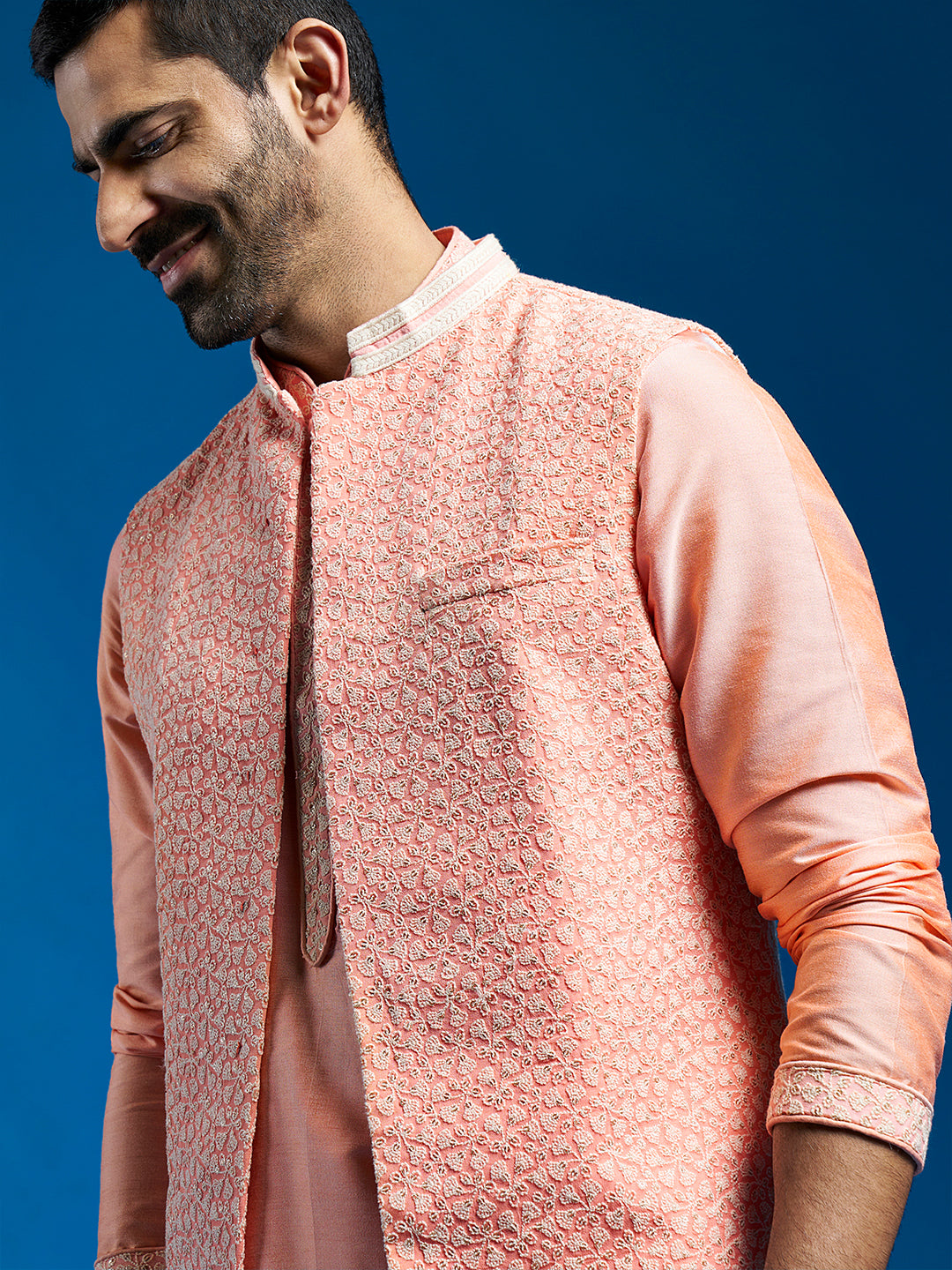 Men's Pink - Nehru Jacket