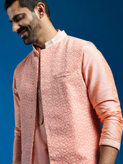 Men's Pink - Nehru Jacket