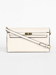 Women's The Overlap Sling Bag - Powder White