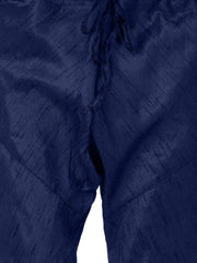 Men's Blue Silk Blend Pyjama