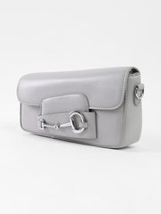 Women's The Asymmetric Link Shoulder Bag - Ash Grey