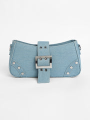 Women's The Denim Shoulder Bag - Light Blue