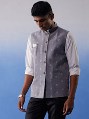 Men's Gray - Nehru Jacket