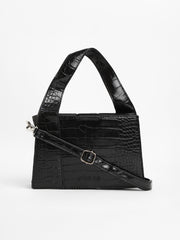 Women's The Frivola Croc Hand Bag - Onyx Black