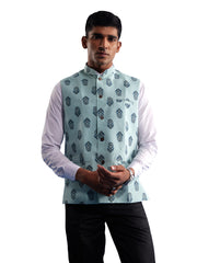 Men's Mehandi - Nehru Jacket