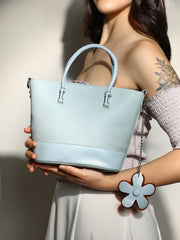 Women's The Basket Hand Bag - Icy Blue