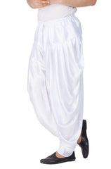 Men's White Cotton Blend Dhoti