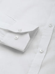 Men's White Cotton Ethnic Shirt And Mundu