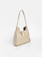 Women's The Monogram Shoulder Bag - Ivory White