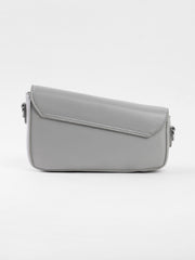 Women's The Asymmetric Link Shoulder Bag - Ash Grey