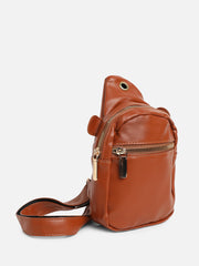 Women's The Patch Sling Bag - Tan Brown