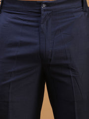 Men's Navy Blue Viscose Pant Style Pyjama