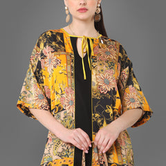 Aliyah Abstract Floral Printed Tunic