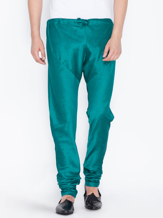 Men's Green Silk Blend Pyjama