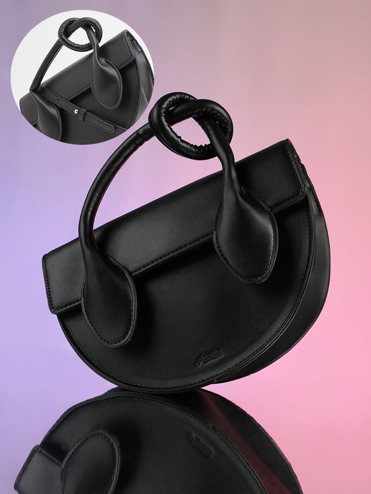 Women's The Hanging Knot Hand Bag - Onyx Black