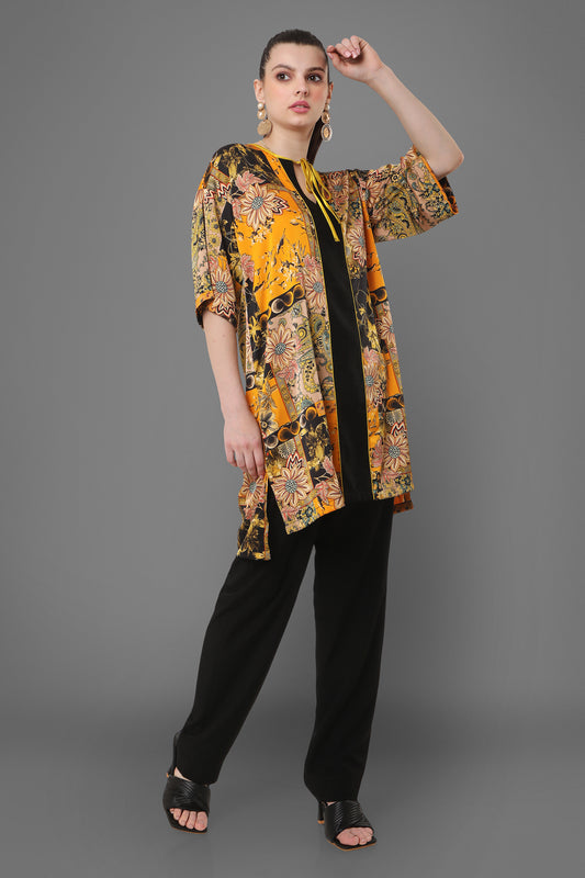 Aliyah Abstract Floral Printed Tunic