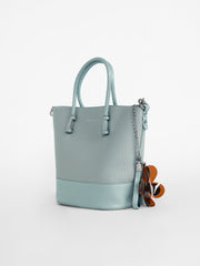 Women's The Basket Hand Bag - Icy Blue