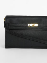 Women's The Overlap Sling Bag - Midnight Black