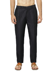 Men's Black Viscose Pant Style Pyjama