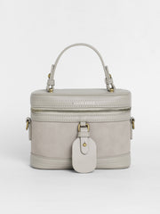 Women's The Velvet Oval Bucket Bag - Ash Grey