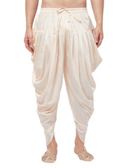 Men's Cream Cowl Dhoti