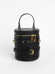 Women's The Quilted Bucket Bag - Midnight Black