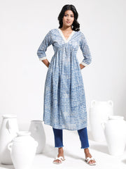 Women's Blue Kurta