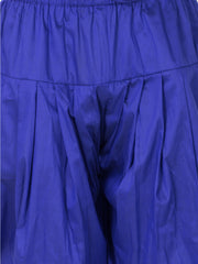 Men's Blue Cotton Blend Dhoti