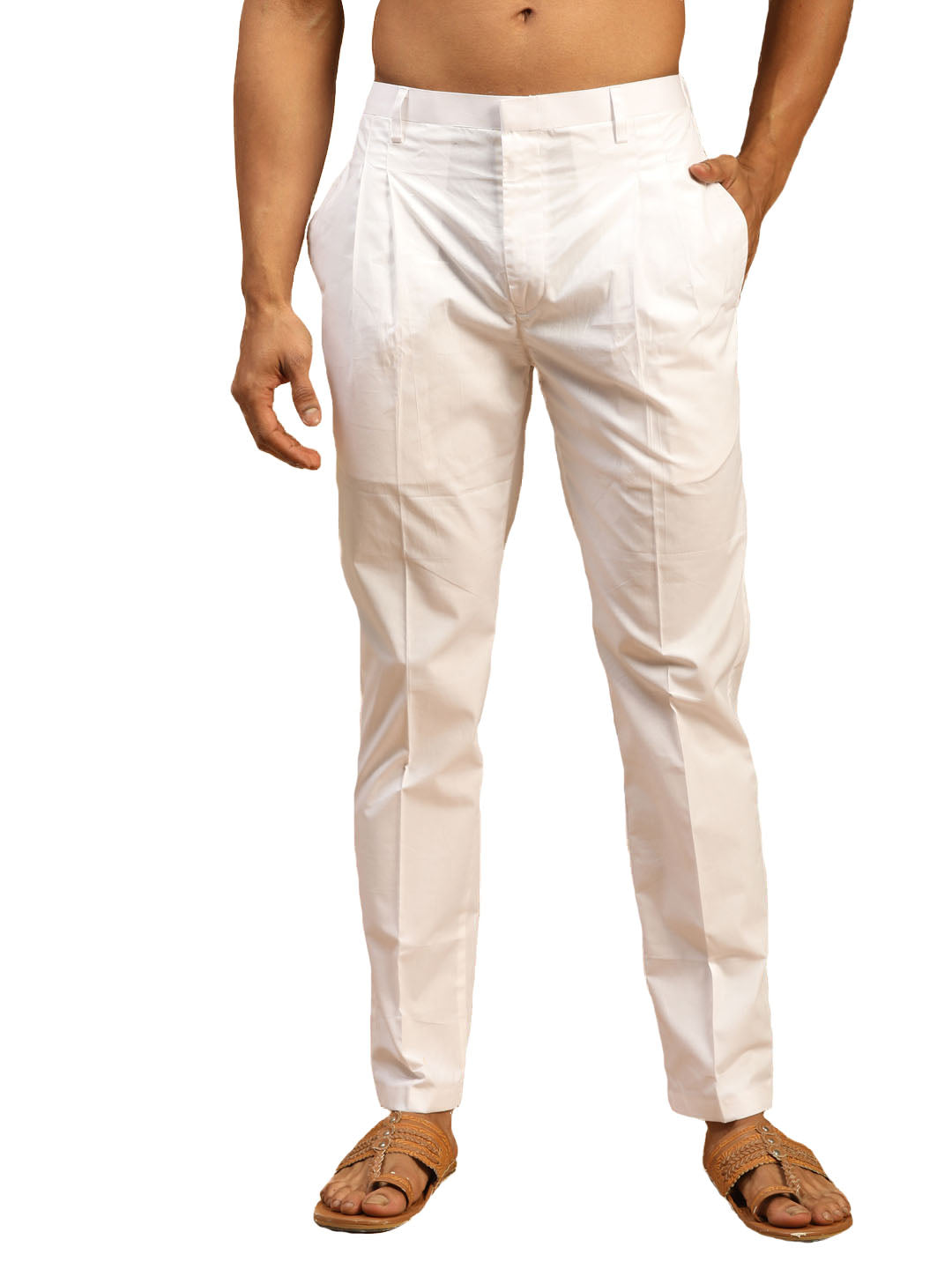 Men's White - Pant Style Pyjama