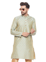 men-mint-green-silk-blend-kurta-1