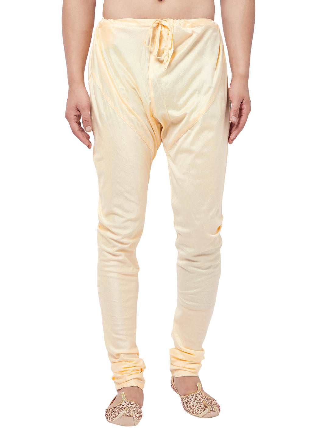 Men's Gold Viscose Blend Pyjama