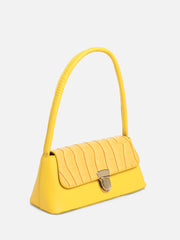 Women's The Croc Block Shoulder Bag - Lemon Yellow