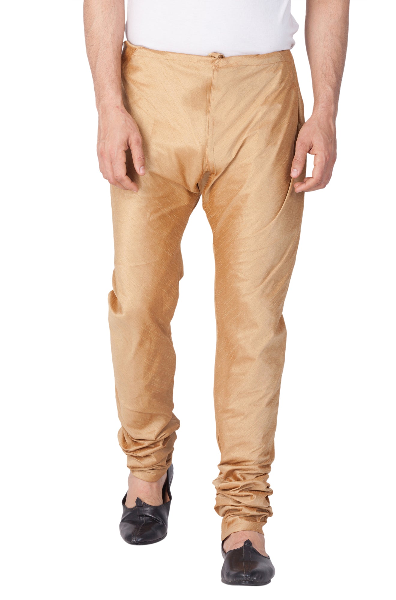 Men's Gold Silk Blend Pyjama