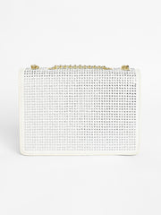 Women's The Stud Sling Bag - Ivory White